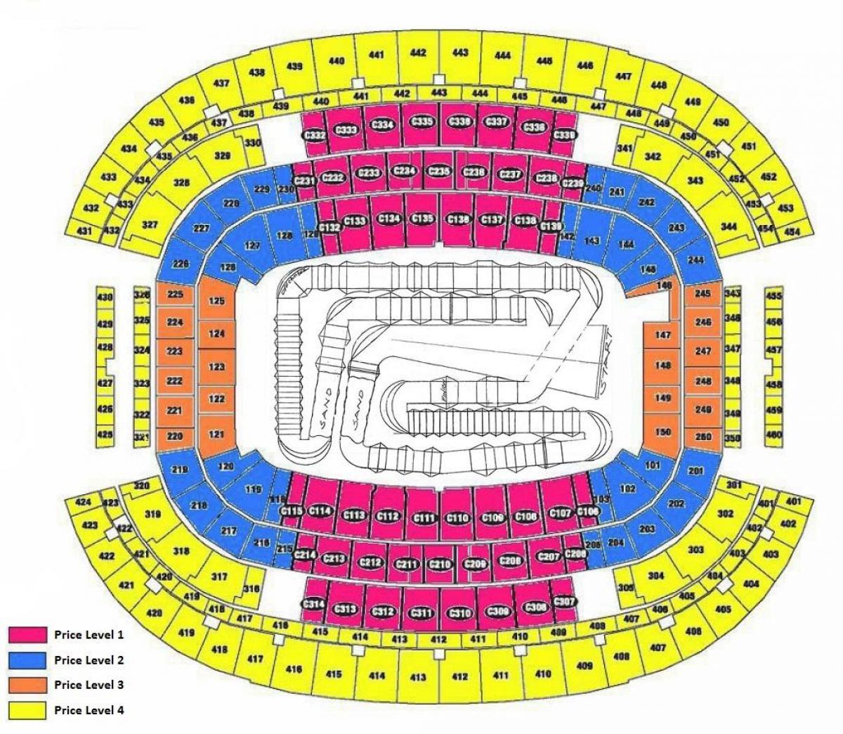 AT&T seat map