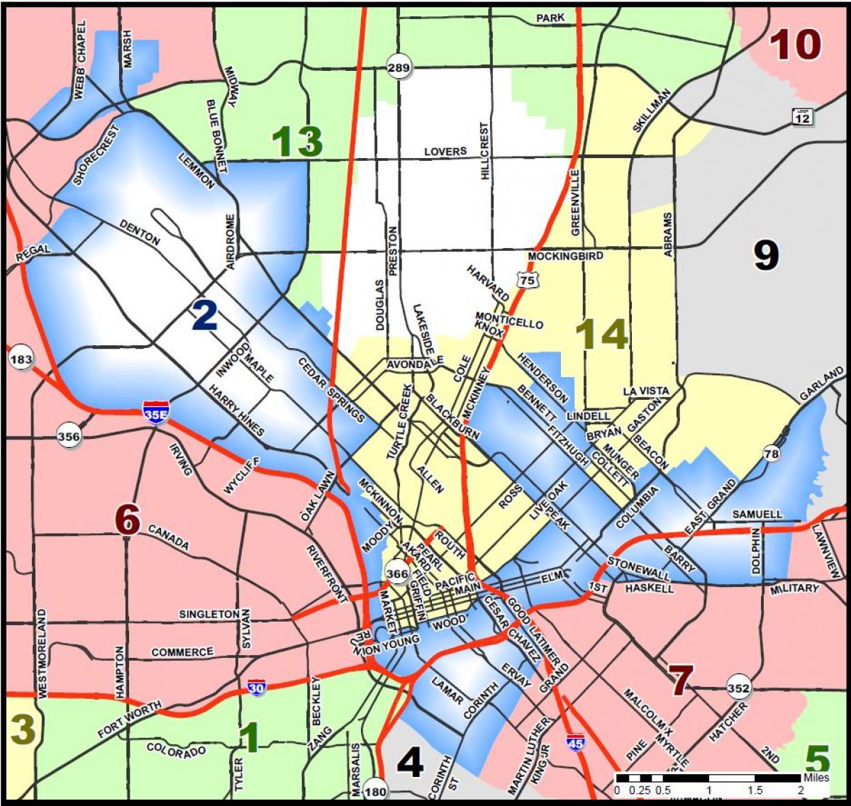 city of Dallas zoning map