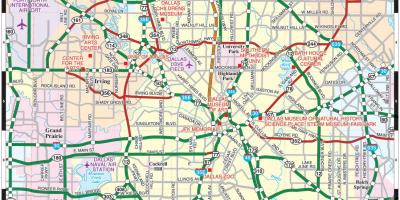 Map of Dallas tx