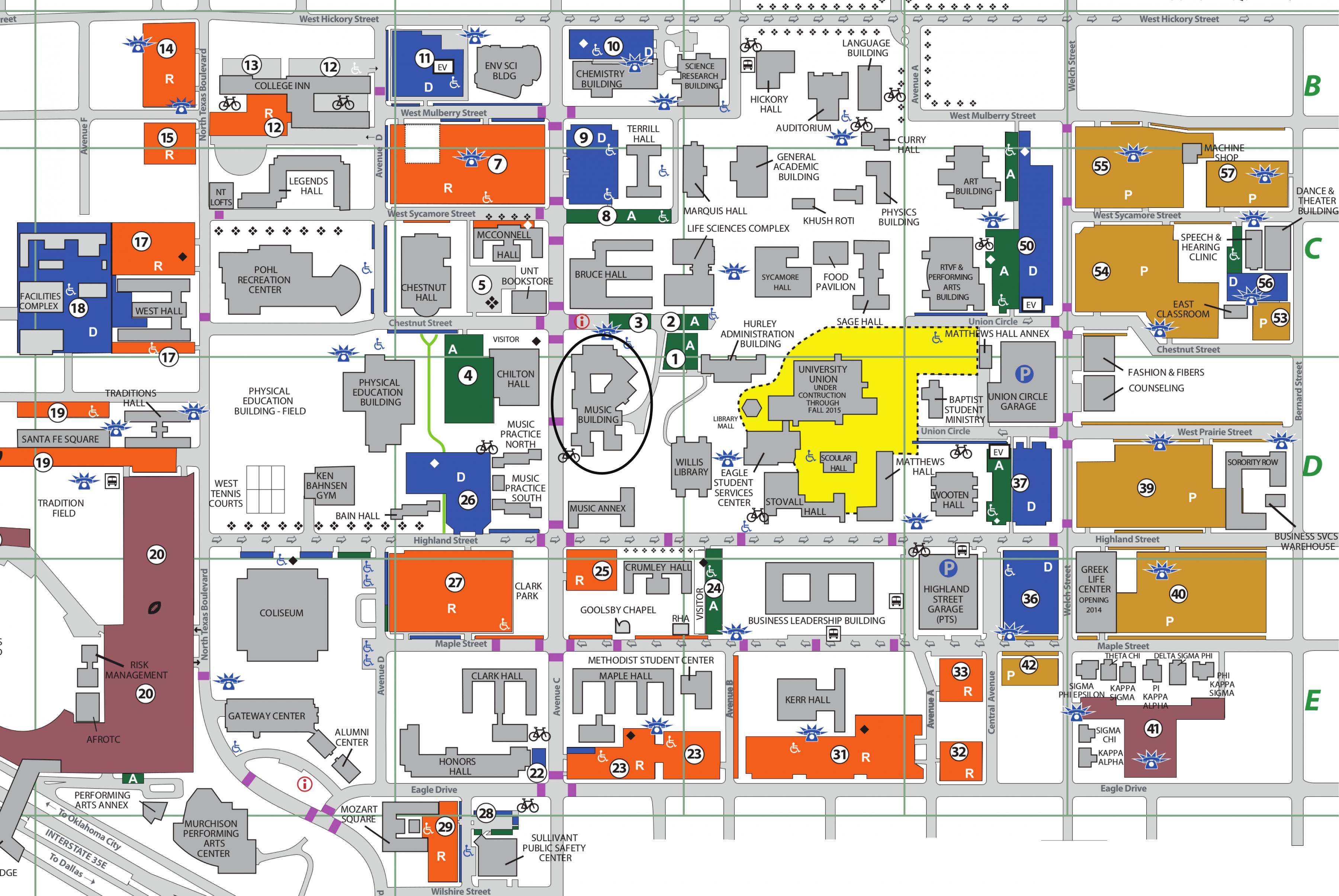 Unt Dallas Campus Map - Campus Map