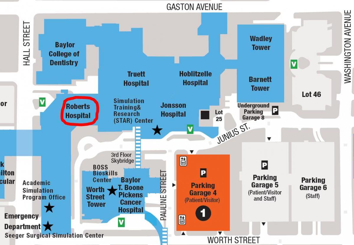 Baylor university campus map