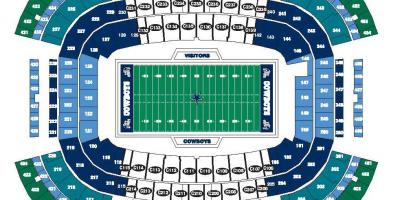 Cowboys stadium map