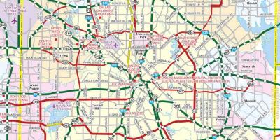 Map of Dallas suburbs
